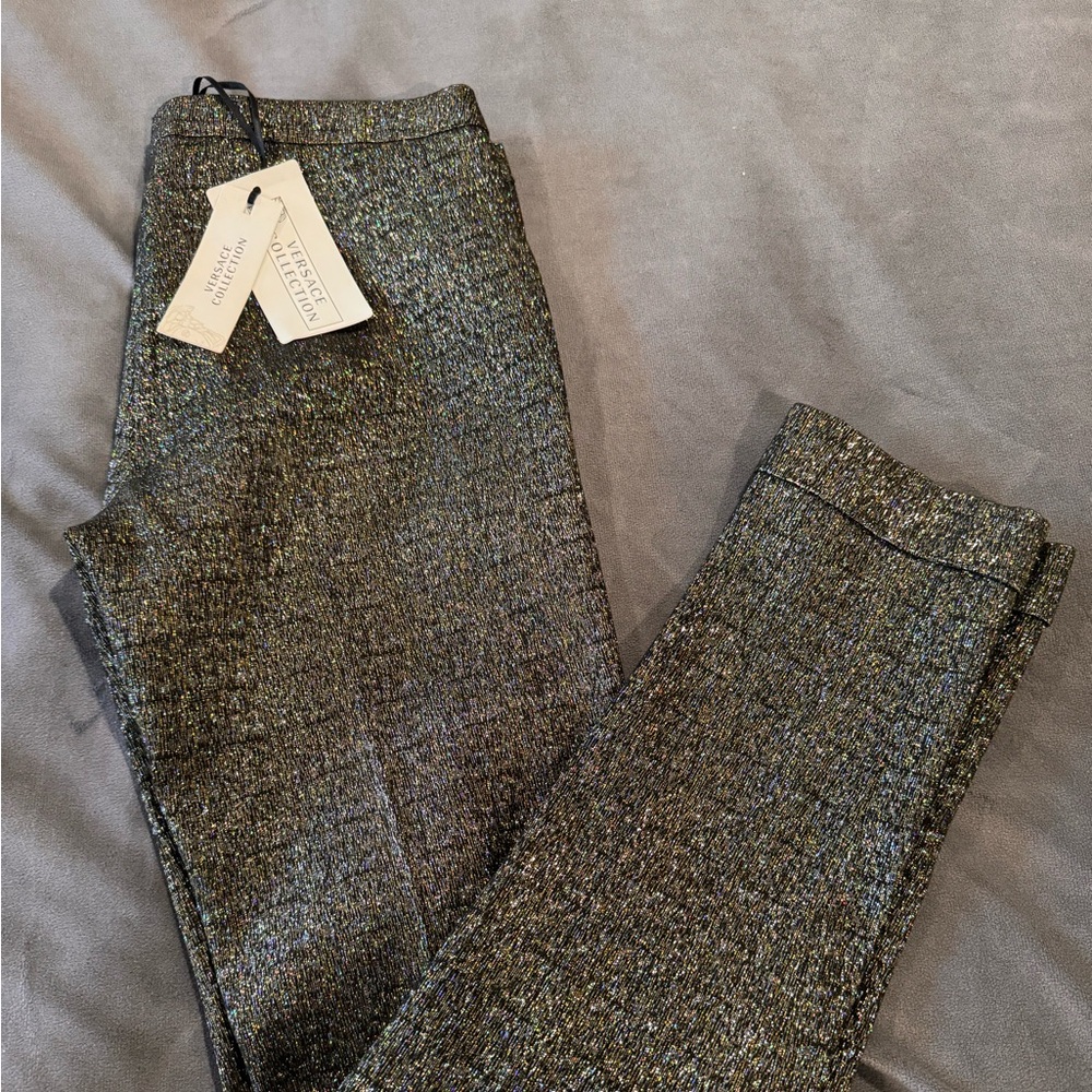 Versace shimmer pant size 40. BNWT!